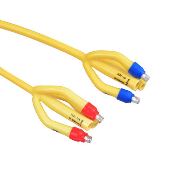 4-Way Double Balloons Foley Catheter - Image 2