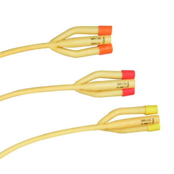 3-Way Double Balloons Foley Catheter - Image 3
