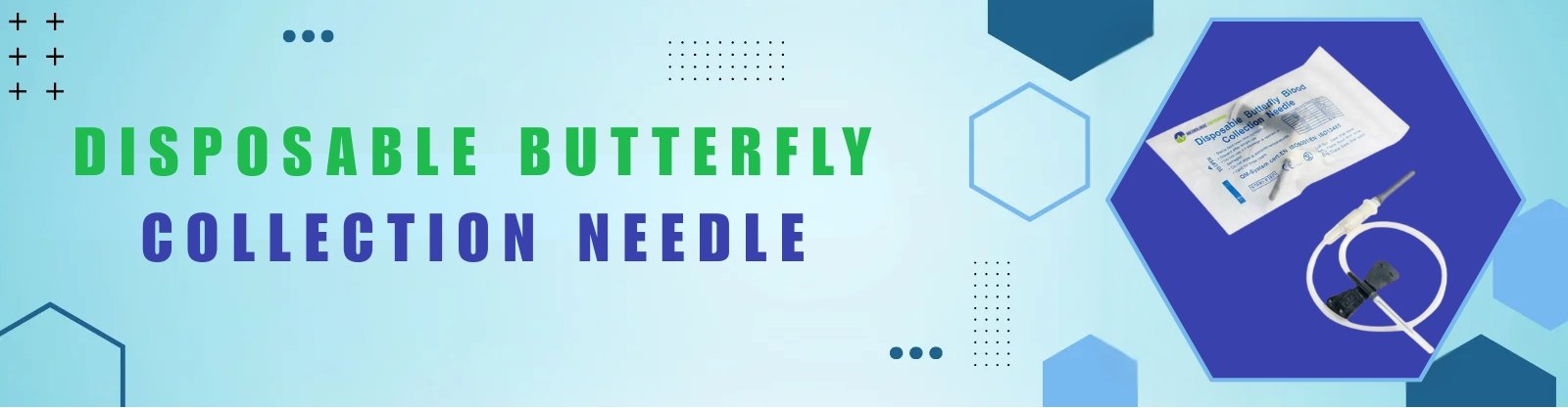 DISPOSABLE BUTTERFLY COLLECTION NEEDLE
